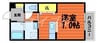 エルメゾン寿町 1Kの間取り