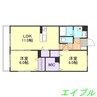 F-city老松町 2LDKの間取り