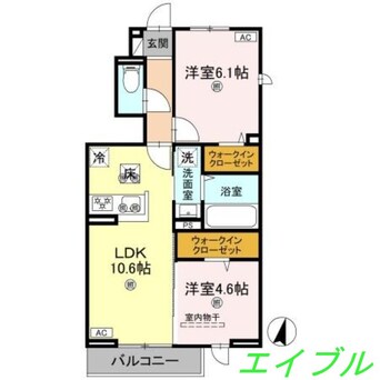 間取図 フォーゲルセレーノ　A棟