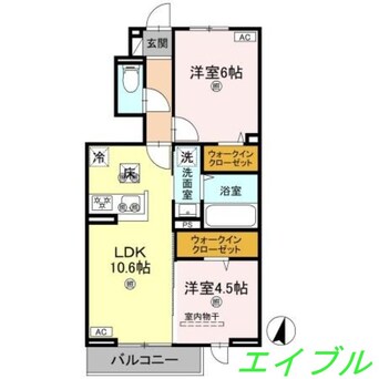 間取図 フォーゲルセレーノ　A棟