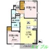 フォーゲルセレーノ　B棟 2LDKの間取り