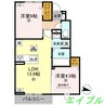 フォーゲルセレーノ　B棟 2LDKの間取り
