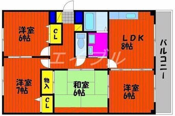 間取図 下中野グランヴェールⅡ