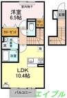 プランタン 1LDKの間取り