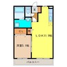 パークマンション山浦 1LDKの間取り