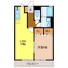 ウェルネスＮＲ 1LDKの間取り