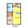 エレゼタウンⅡ 1LDKの間取り