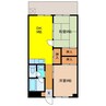 サンハイツ徳渕 2DKの間取り