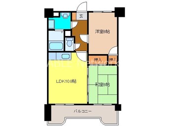 間取図 ガーデンシティ曽根崎