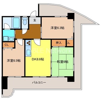 間取図 ガーデンシティ基山