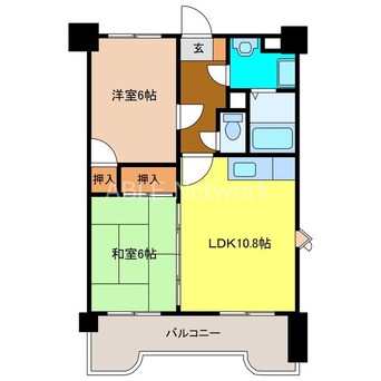 間取図 ガーデンシティ曽根崎