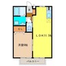 サンライズⅠ番館 1LDKの間取り