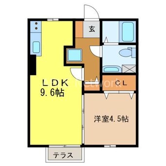 間取図 ジュネス・鳥栖