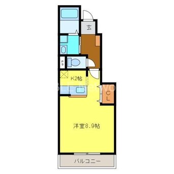 間取図 カームミナミⅡ