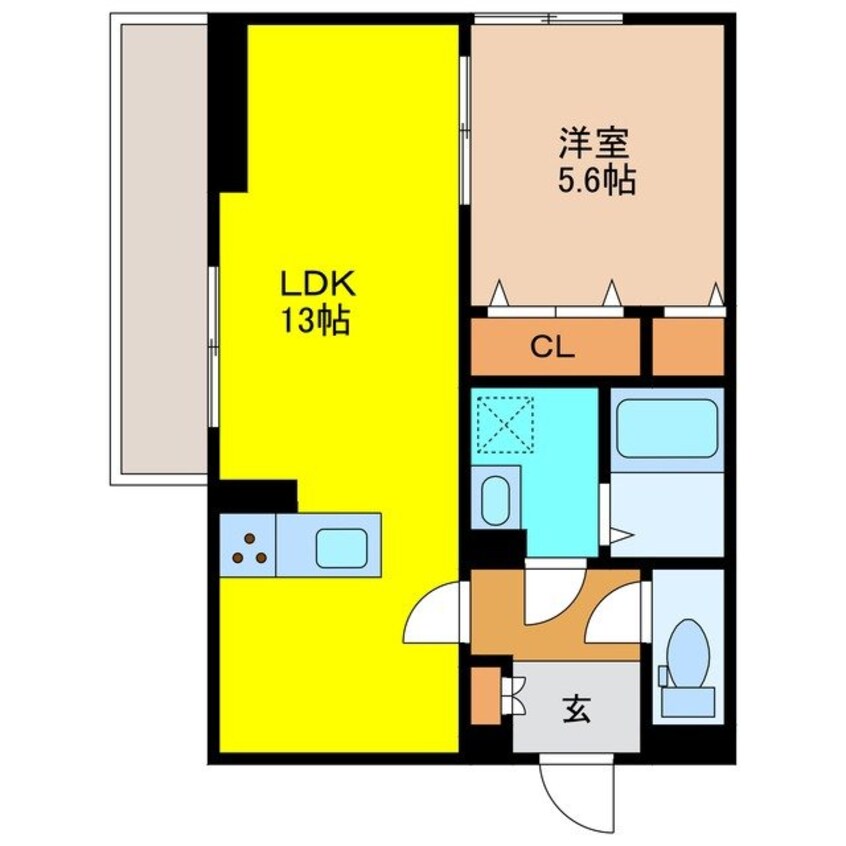 間取図 ロイヤルタウン田代本町