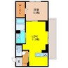 ロイヤルタウン田代本町 1LDKの間取り