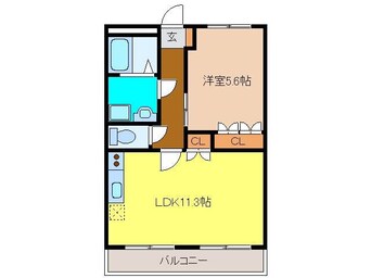 間取図 メゾンドコンフォースⅠ