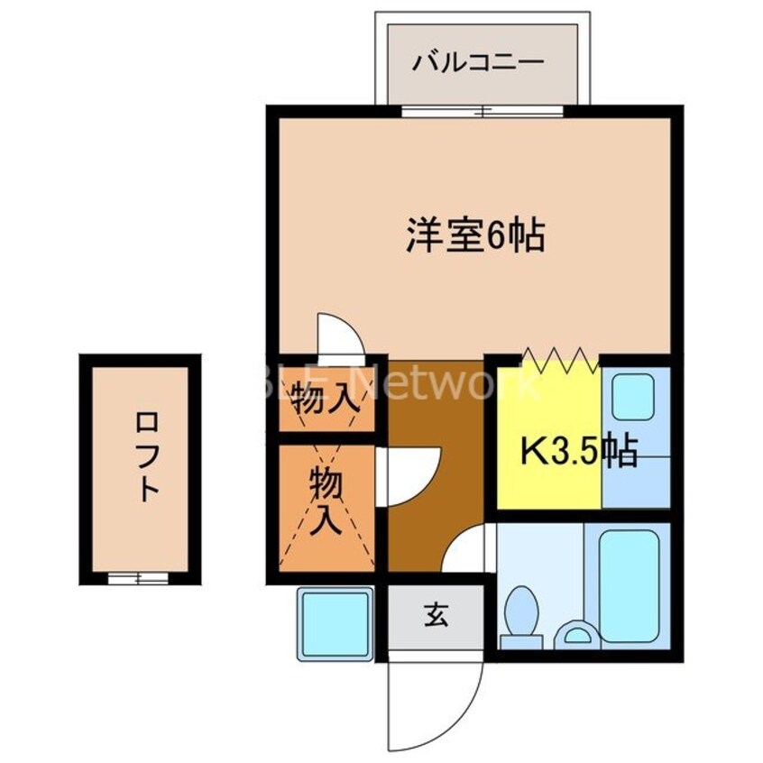 間取図 ドリームコーポ