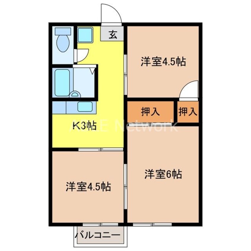 間取図 邦永ハイツ