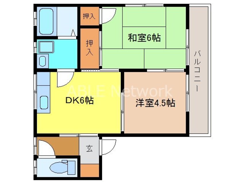 間取図 チェリーハイム