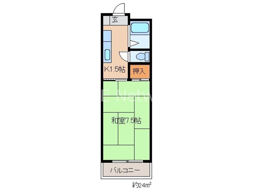 間取図 B-INハウス鳥栖