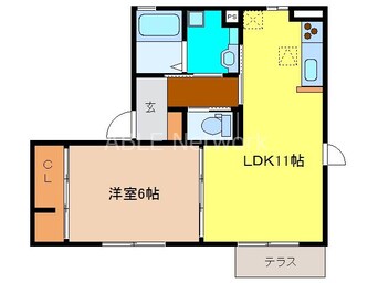 間取図 セジュール松泉Ⅱ