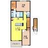 サンライフ上峰 Ⅳ 2LDKの間取り
