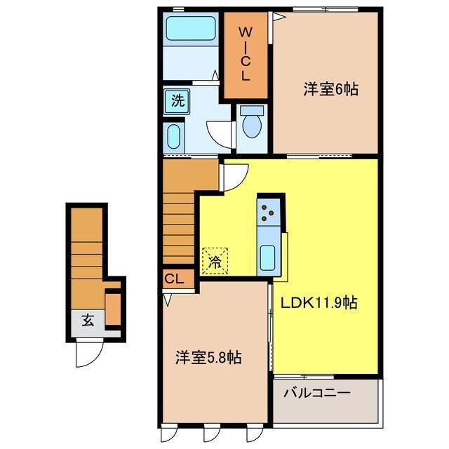 間取り図 アイアムア　A