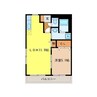元町パークビル 1LDKの間取り