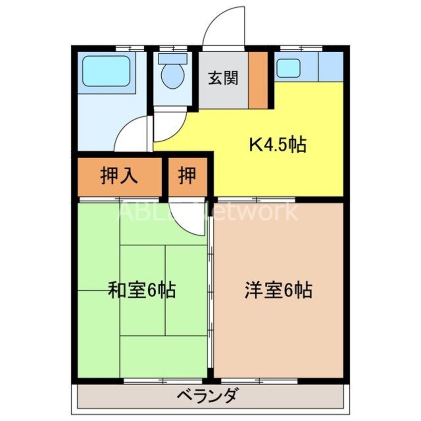 間取図 松石コーポ