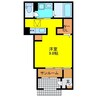STELLA鳥栖 1Rの間取り
