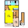 STELLA鳥栖 1LDKの間取り