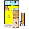 STELLA鳥栖 1LDKの間取り