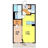 シオン壱番館 1LDKの間取り