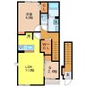 カンフル 1LDK+Sの間取り