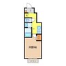 ルミエール鳥栖 1Kの間取り