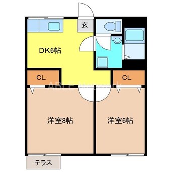 間取図 大島アパート