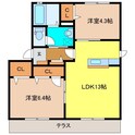 ピュアメゾン田代A棟の間取図
