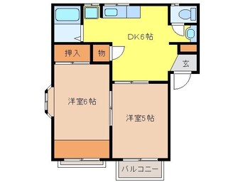 間取図 ファミール高下
