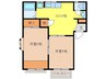 ファミール高下 2DKの間取り