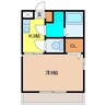 サンハイツ元町 1Kの間取り