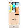 ウェルヴィラ 1Kの間取り
