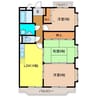 グラース蔵上 3LDKの間取り