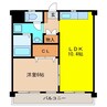 マリアージュ 1LDKの間取り
