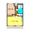 メゾンドコンフォースⅠ 1LDKの間取り