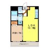 アーバンヒルズⅠ 1LDKの間取り