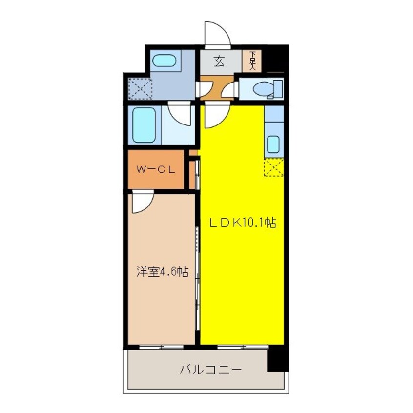 間取図 パルデンス・エコノ10