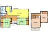 轟邸　戸建貸家 4LDKの間取り