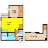 Clair Villa 1LDKの間取り