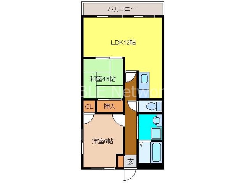 間取図 ハイマート鳥栖